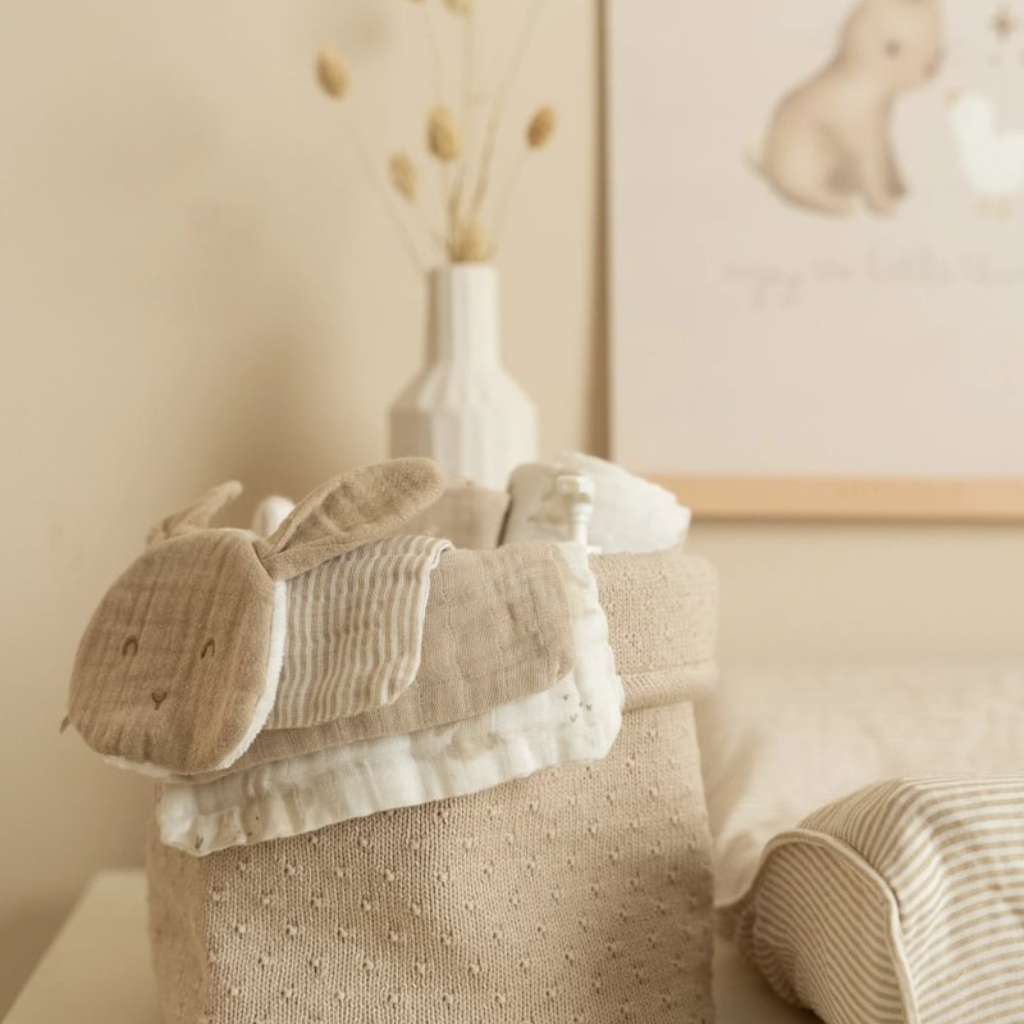 Little Dutch Chiffon pour sucette Newborn Naturals Baby Bunny Beige