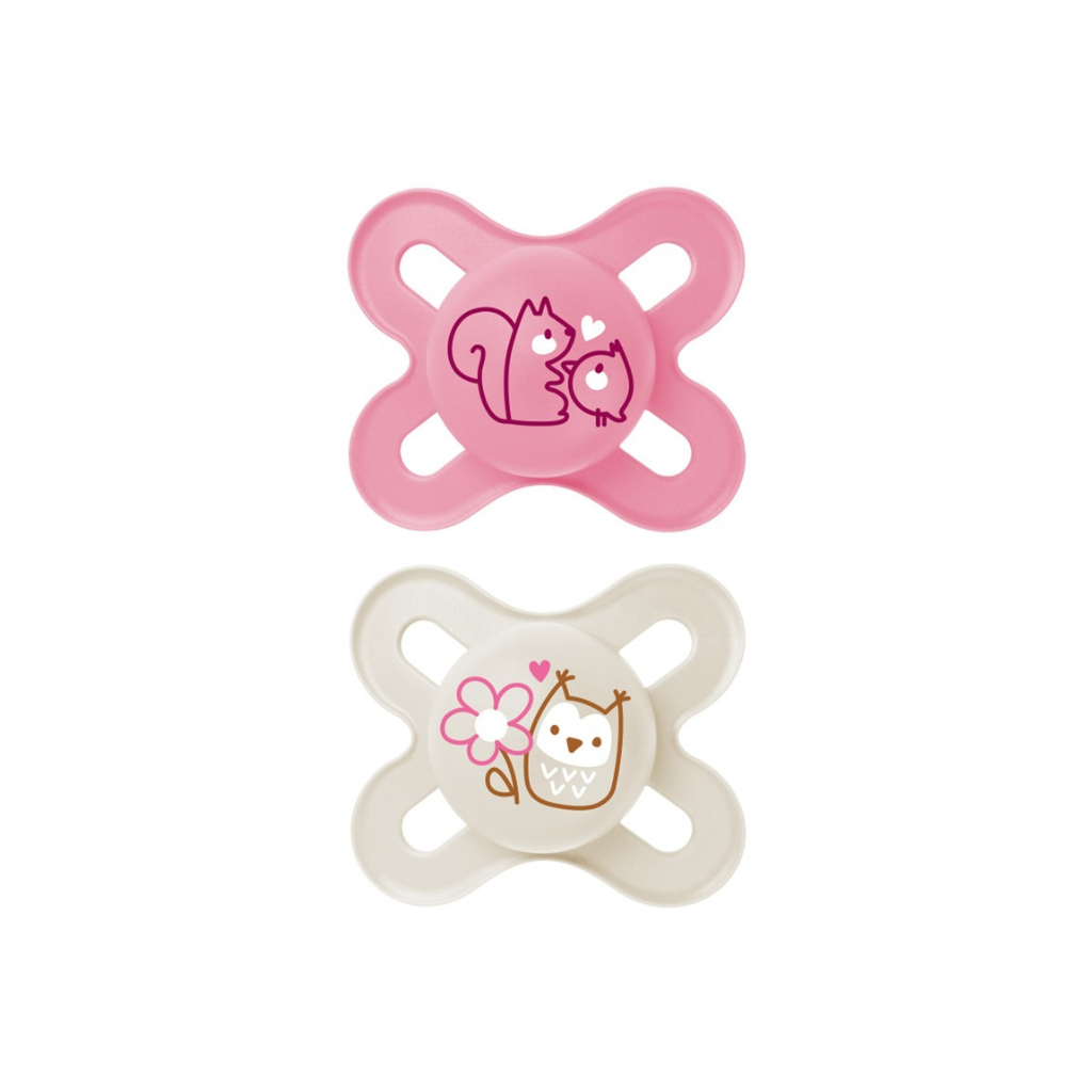 MAM Fopspeen + 0 maanden Original Start roze - 2 stuks
