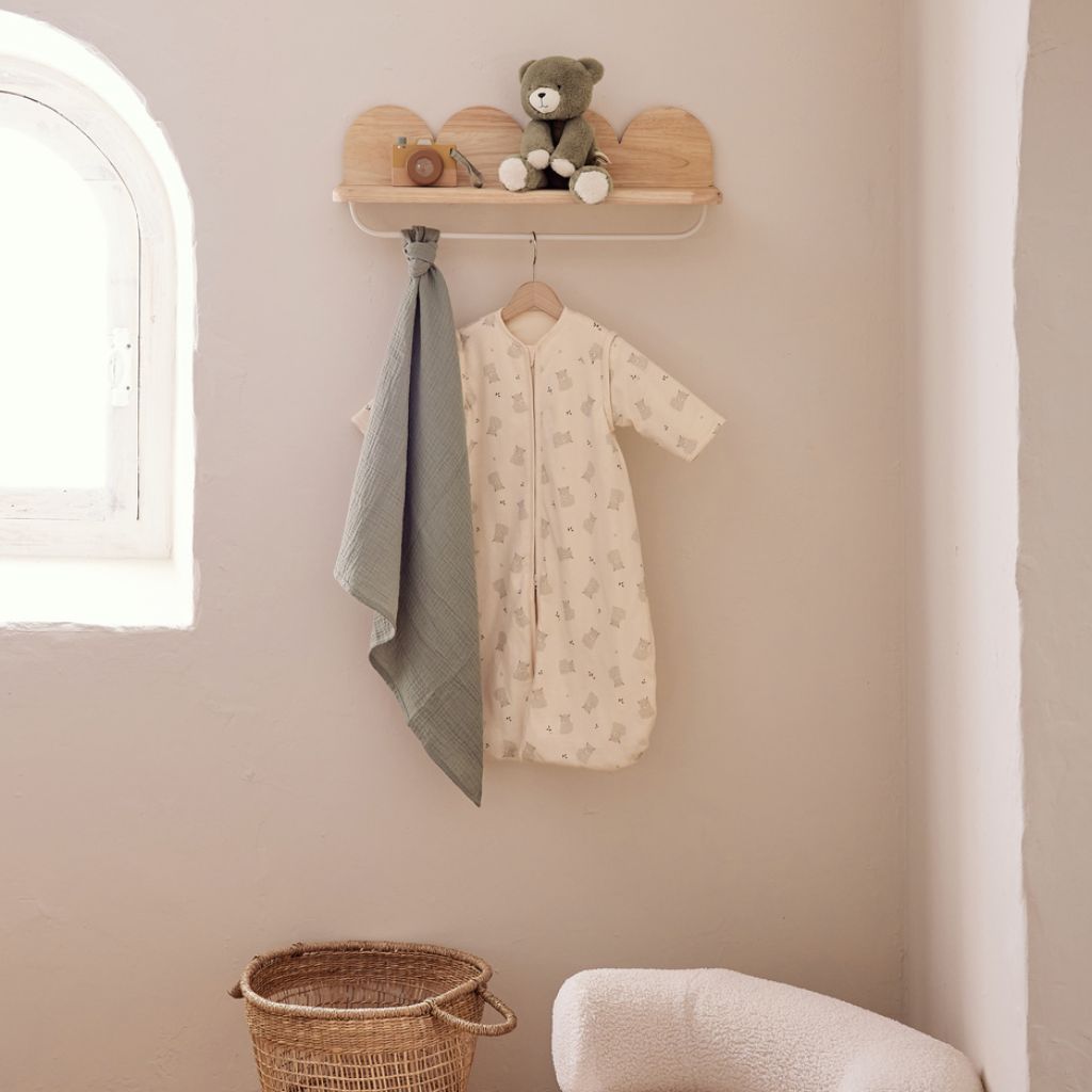 Noukie's Slaapzak met  afritsbare mouwen katoen Fluffy & Orso 70 cm