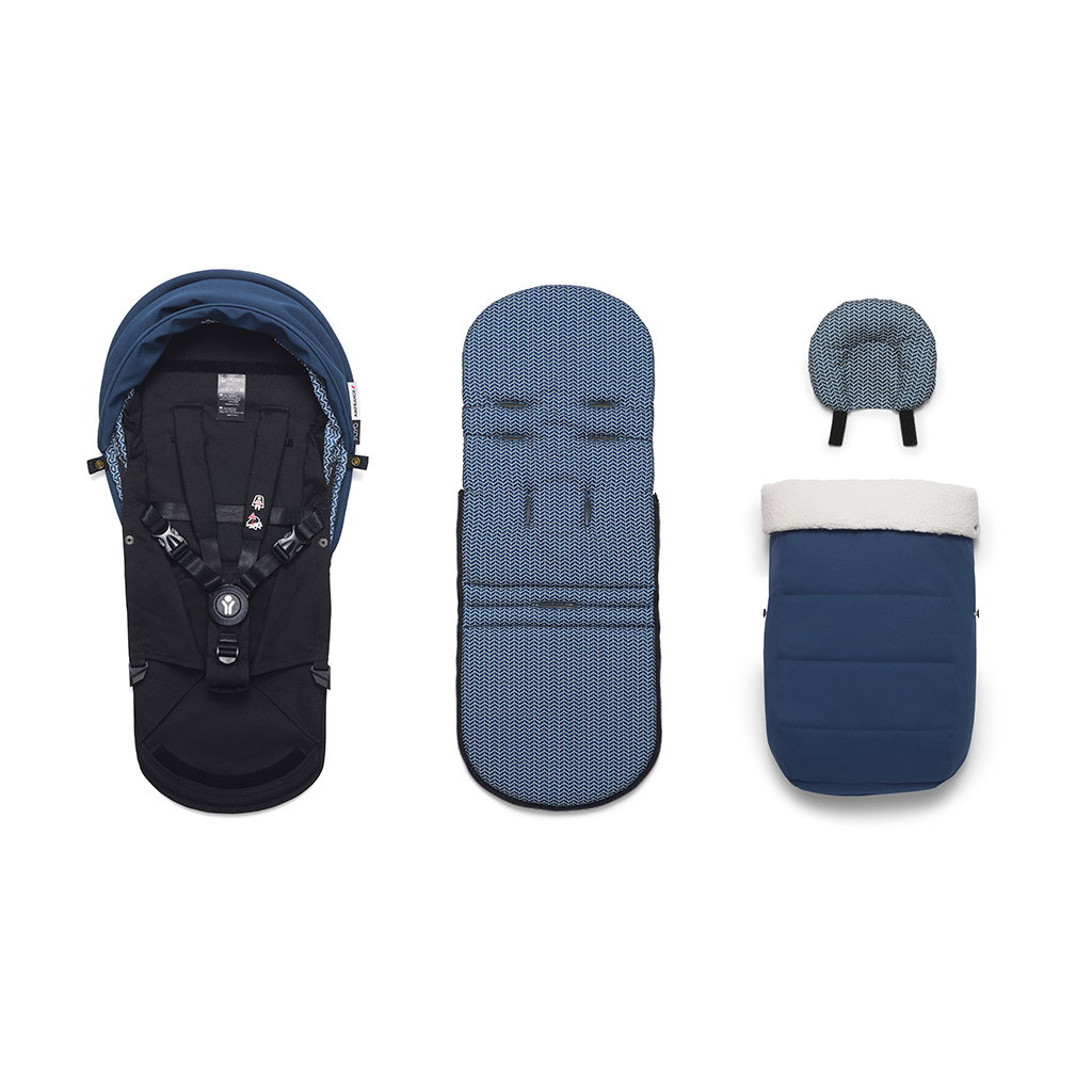 Stokke® Draagmand Newborn pack YOYO 0+ Air France Blue