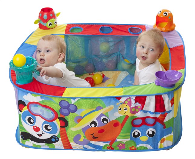 Playgro Bain à balles Pop and Drop activity ball gym