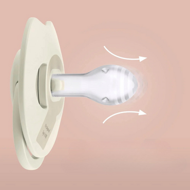 Difrax Fopspeen 0-6m LOVI Dynamic Prime baby blue/blue - 2 stuks