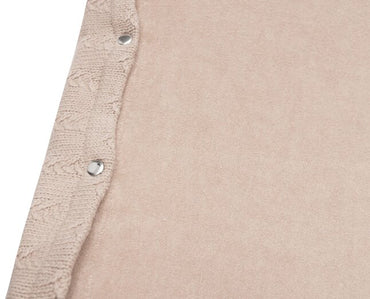 Jollein Housse pour matelas à langer Grain Knit Wild Rose