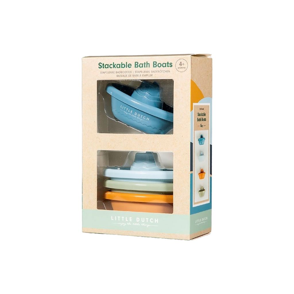 Little Dutch Badspeelgoed Bootjes blauw