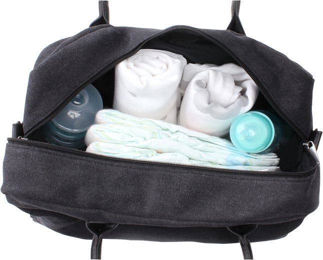 Kidzroom Sac à langer Vision of Love noir