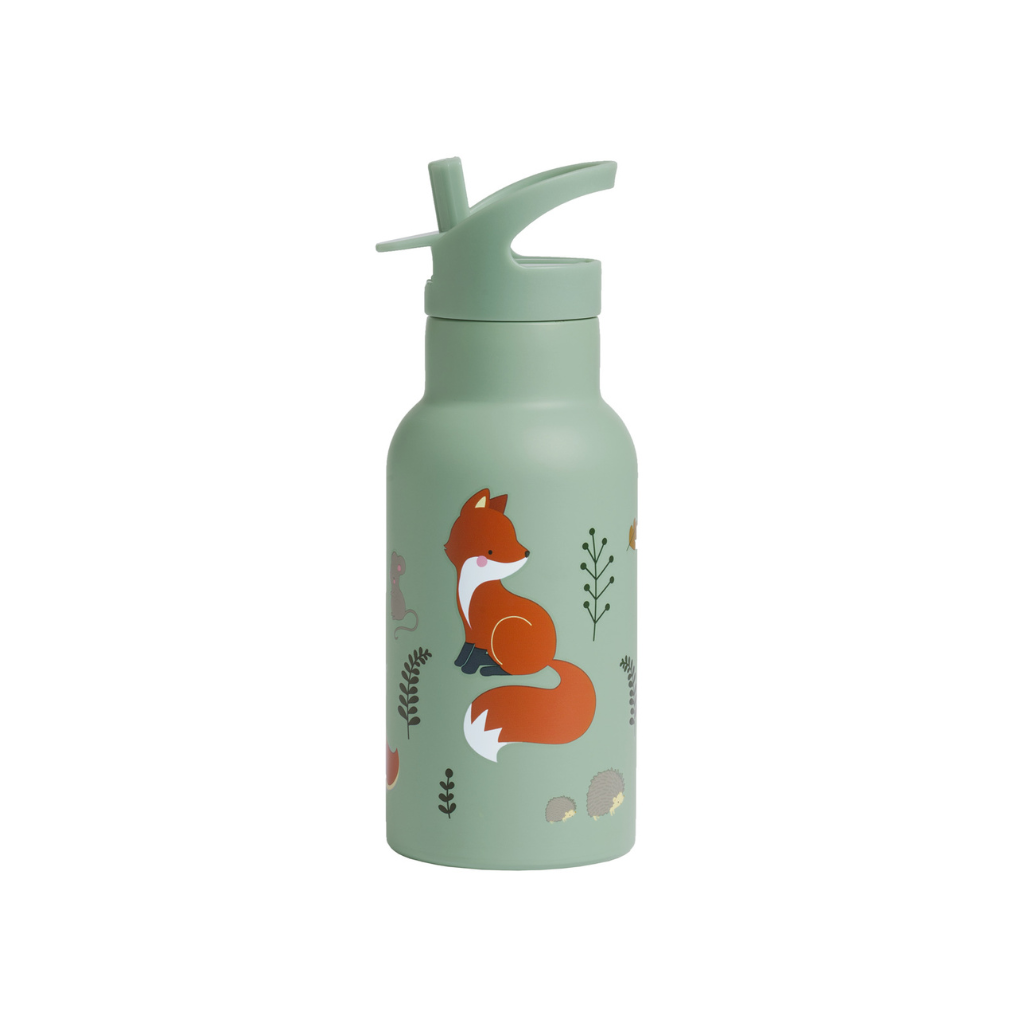 A little lovely company Roestvrij staal drinkfles Forest Friends 350 ml