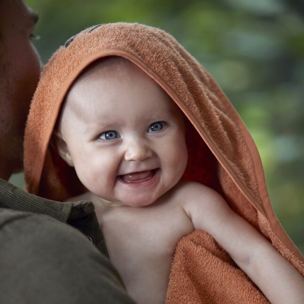 Dreambee Handdoek Flo terracotta B 50 x L 100 cm - 2 stuks