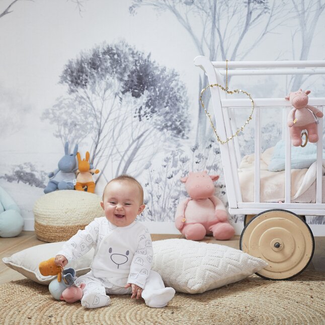 Noukie's Peluche Paco, Nouky & Lola - Lola 40 cm rose