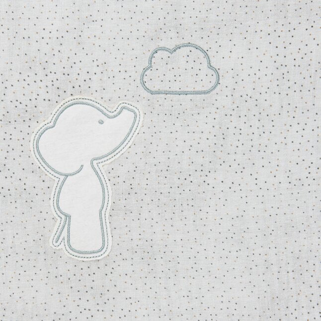 Nattou Couverture pour berceau ou parc Axel & Luna vert clair/blanc