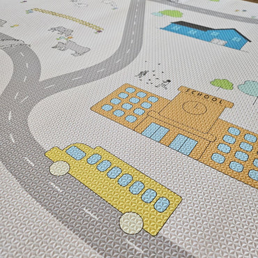 Little Gem Speelmat Roadmap - 100 x 140 cm
