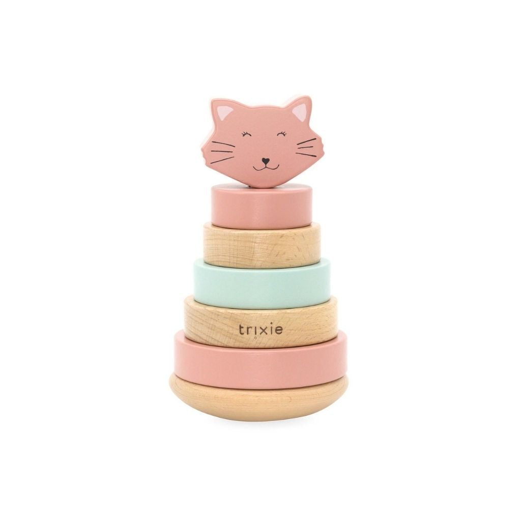 Trixie Houten stapelringen Mrs. Cat