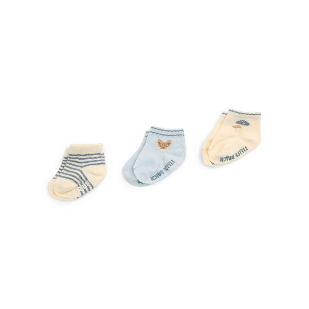 Little Dutch Sokken Forest Friends Multi - 3 stuks