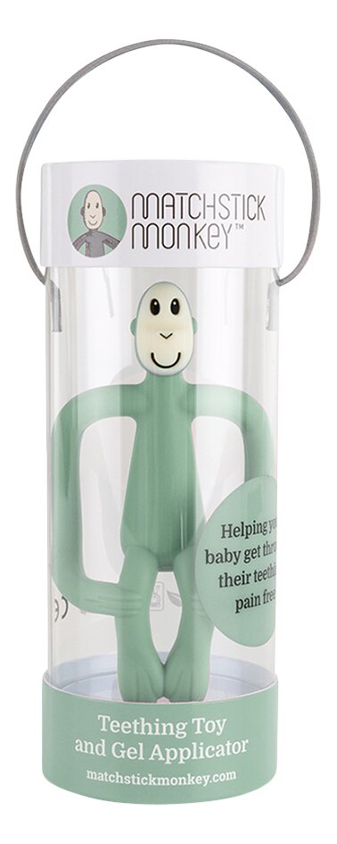 Matchstick Monkey Jouet de dentition Original Monkey vert