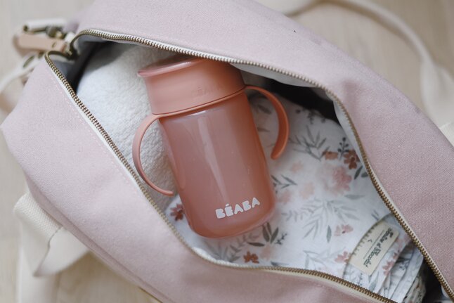 Béaba Gobelet d'apprentissage 360° rose 340 ml