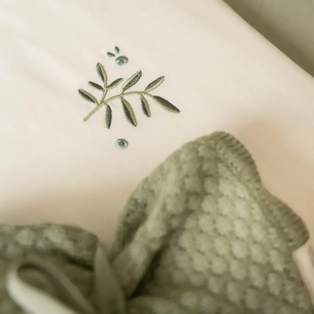 Little Dutch Drap pour lit Blueberry Leaves Lg 110 x L 140 cm