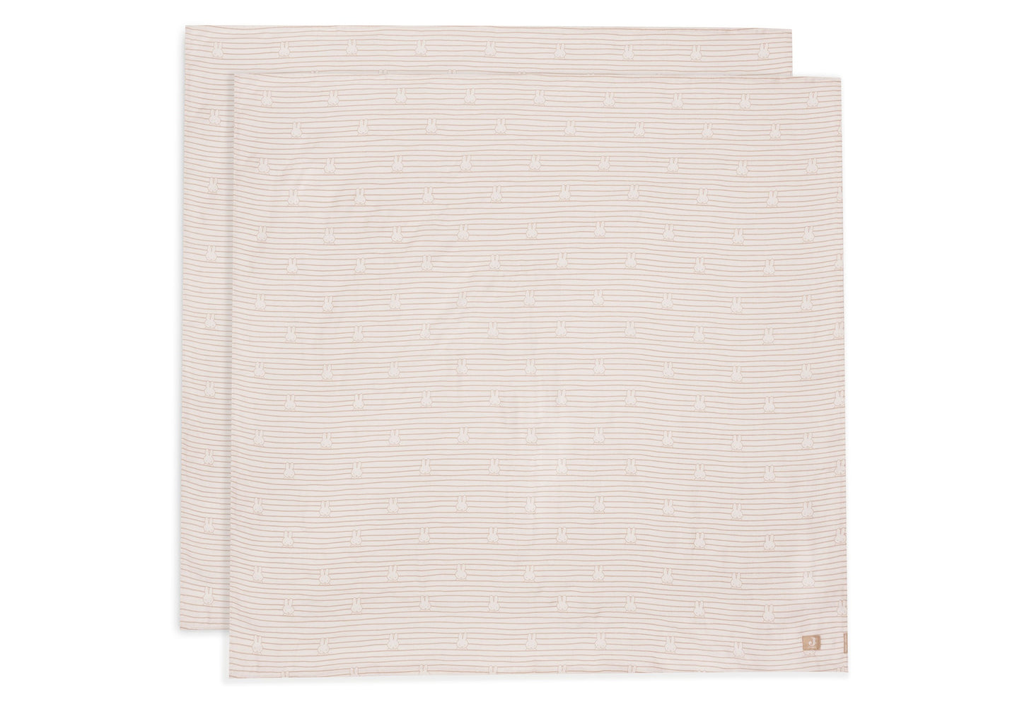 Jollein Tetradoek XL Nijntje Stripe Biscuit - 2 stuks