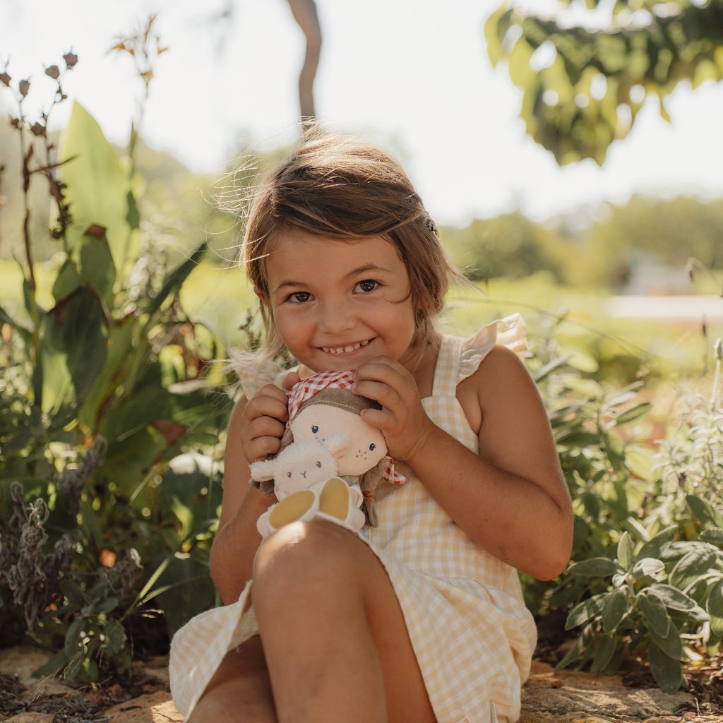 Little Dutch Knuffelpop Little Farm Rosa 35 cm