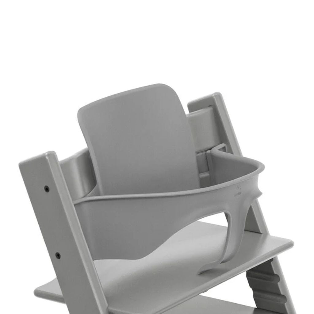 Stokke® Eetstoel Tripp Trapp® + Newborn set + Baby set² Storm Grey