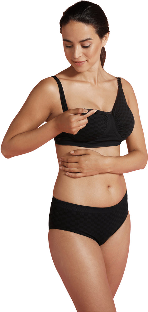 Carriwell Soutien-gorge d'allaitement 2.0 sans couture noir