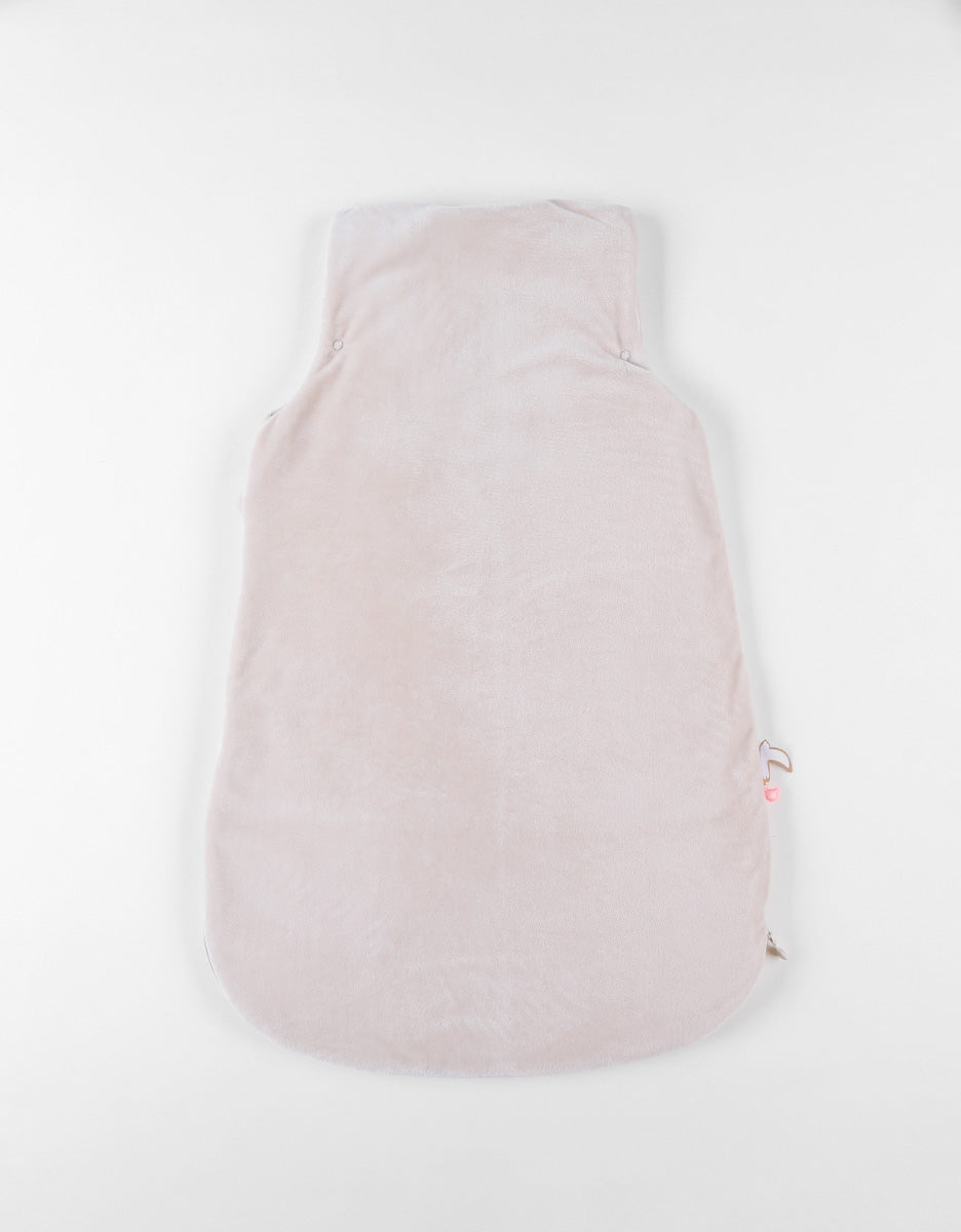 Noukie's Sac de couchage d'hiver Bali, Moka & Snow 70 cm écru