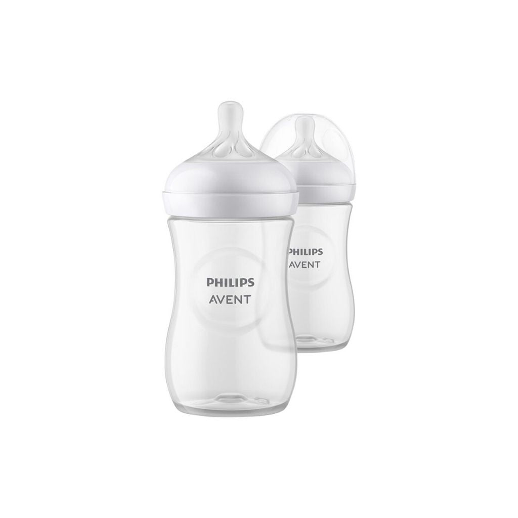 Philips AVENT Zuigfles Natural Response transparant 260 ml - 2 stuks