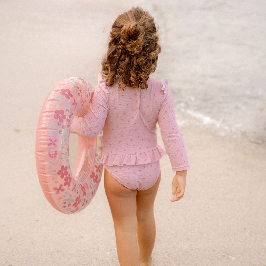 Little Dutch Badpak lange mouwen Sunny Flowers