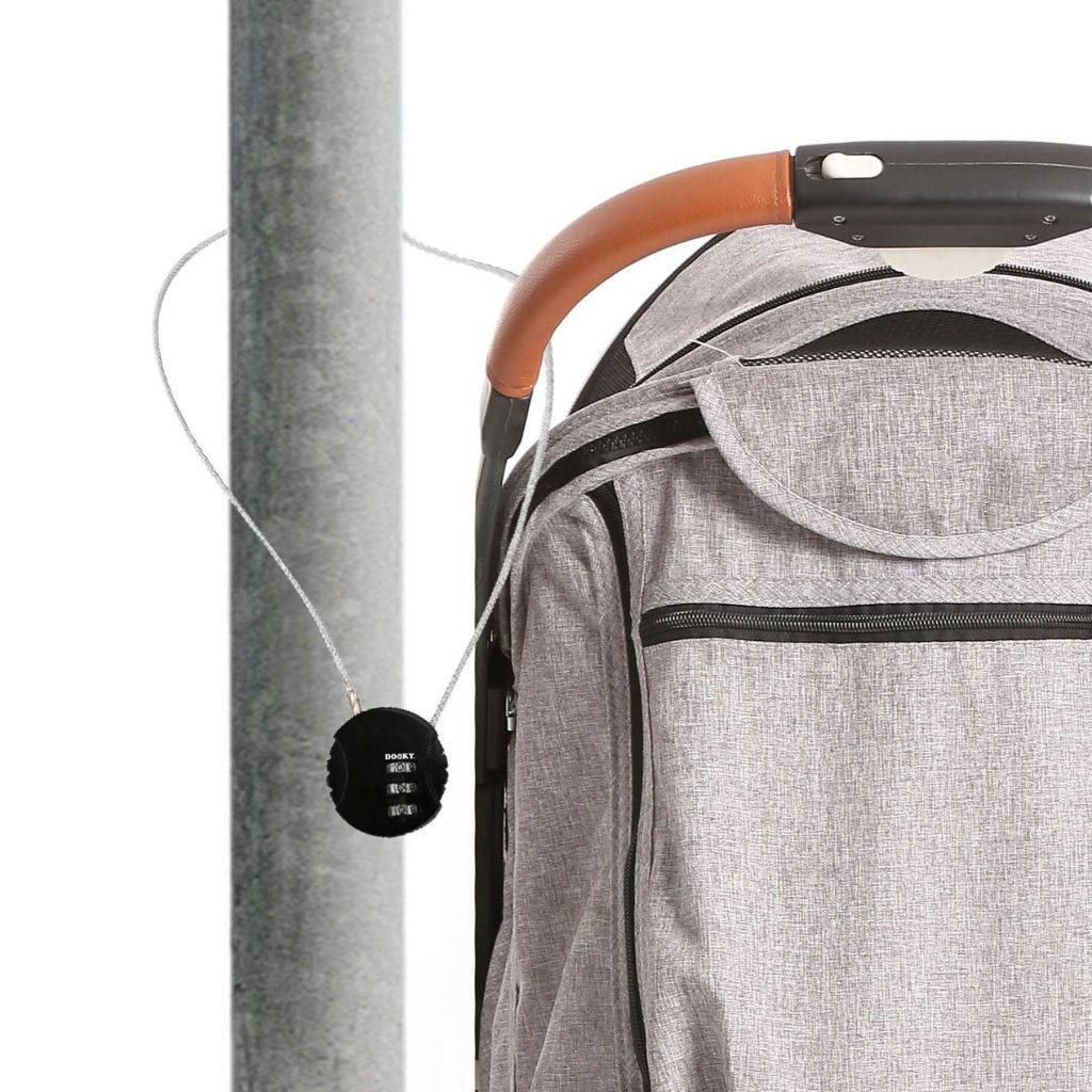 Dooky Antidiefstalslot voor wandelwagen zwart