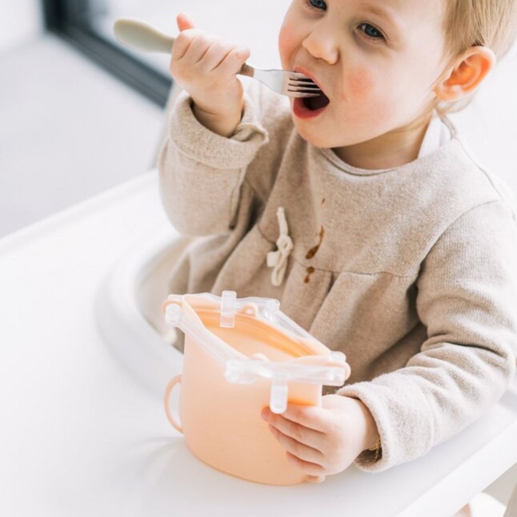 Baby on the Move Bewaarzakjes Yummy Bag Blush 230 ml - 2 stuks