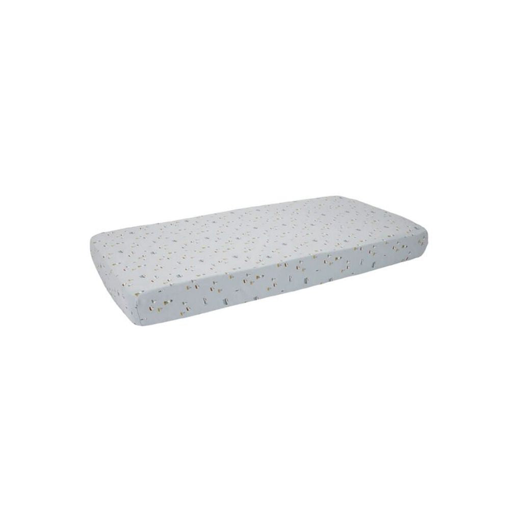 Little Dutch Hoeslaken voor bed Sailors Bay Blue B 60 x L 120 cm
