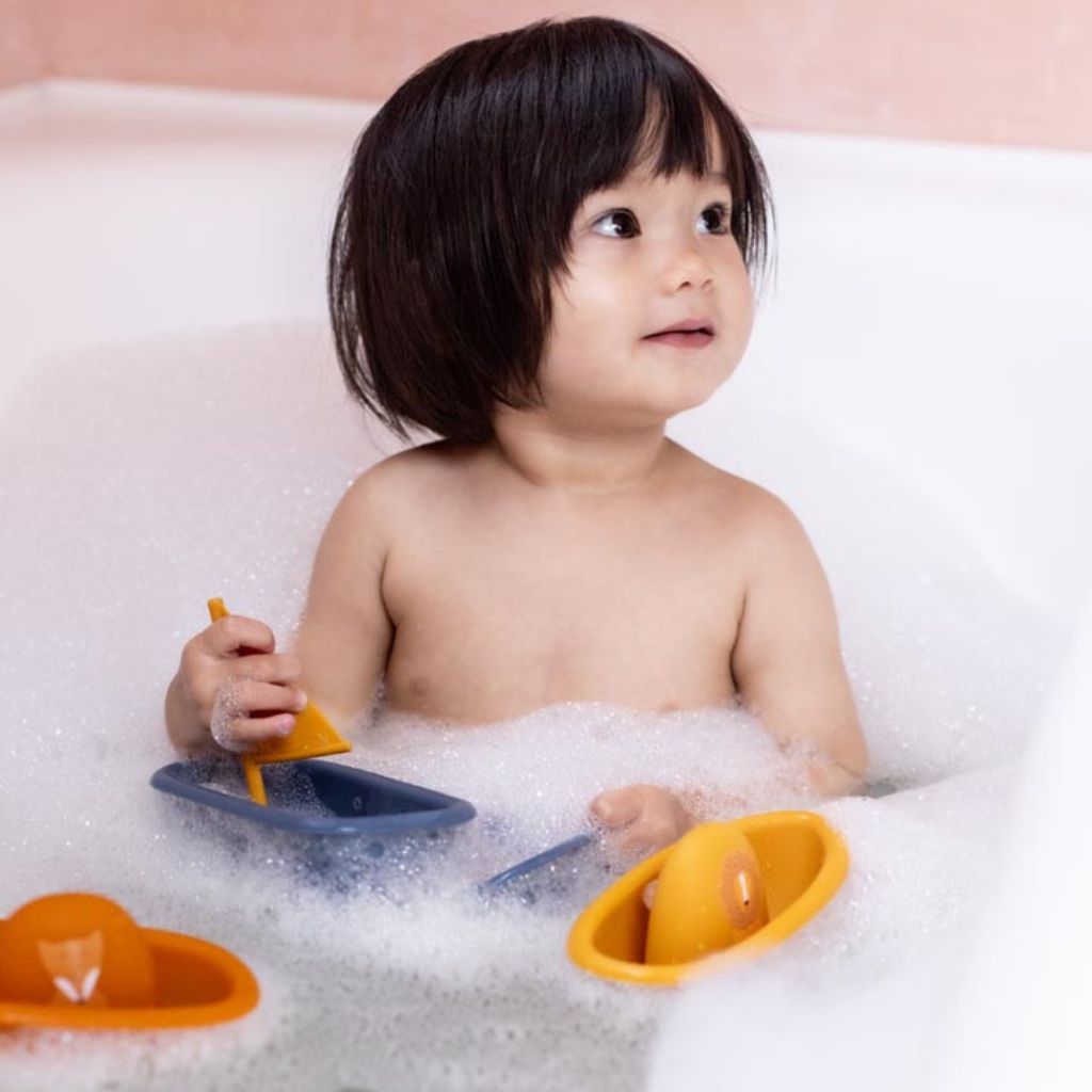 Trixie Jouet de bain Bateaux empilables - 3 pièces