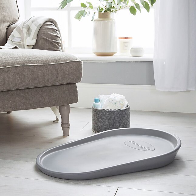 Shnuggle Matelas à langer Squishy gris