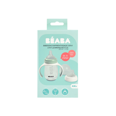 Béaba Gobelet d'apprentissage 2-en-1 210 ml Sage Green