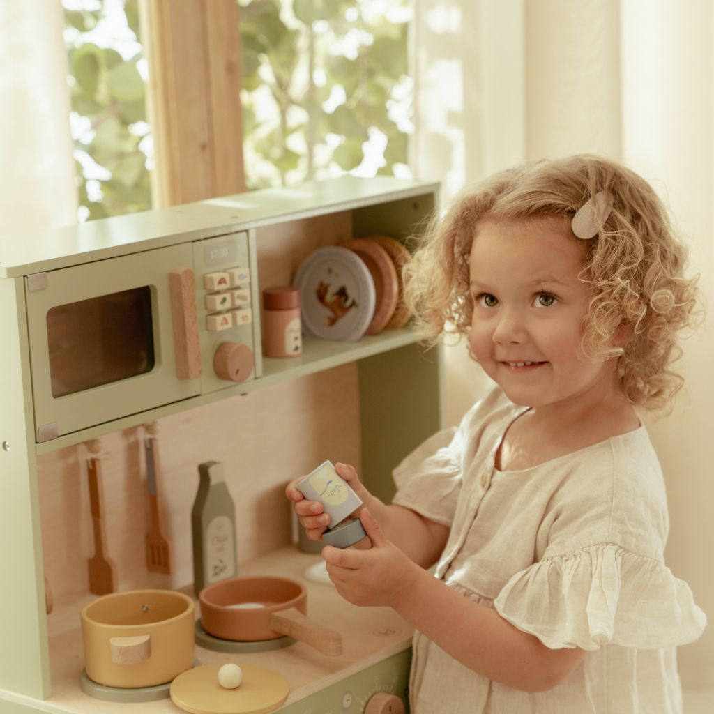 Little Dutch Houten speelkeuken mint