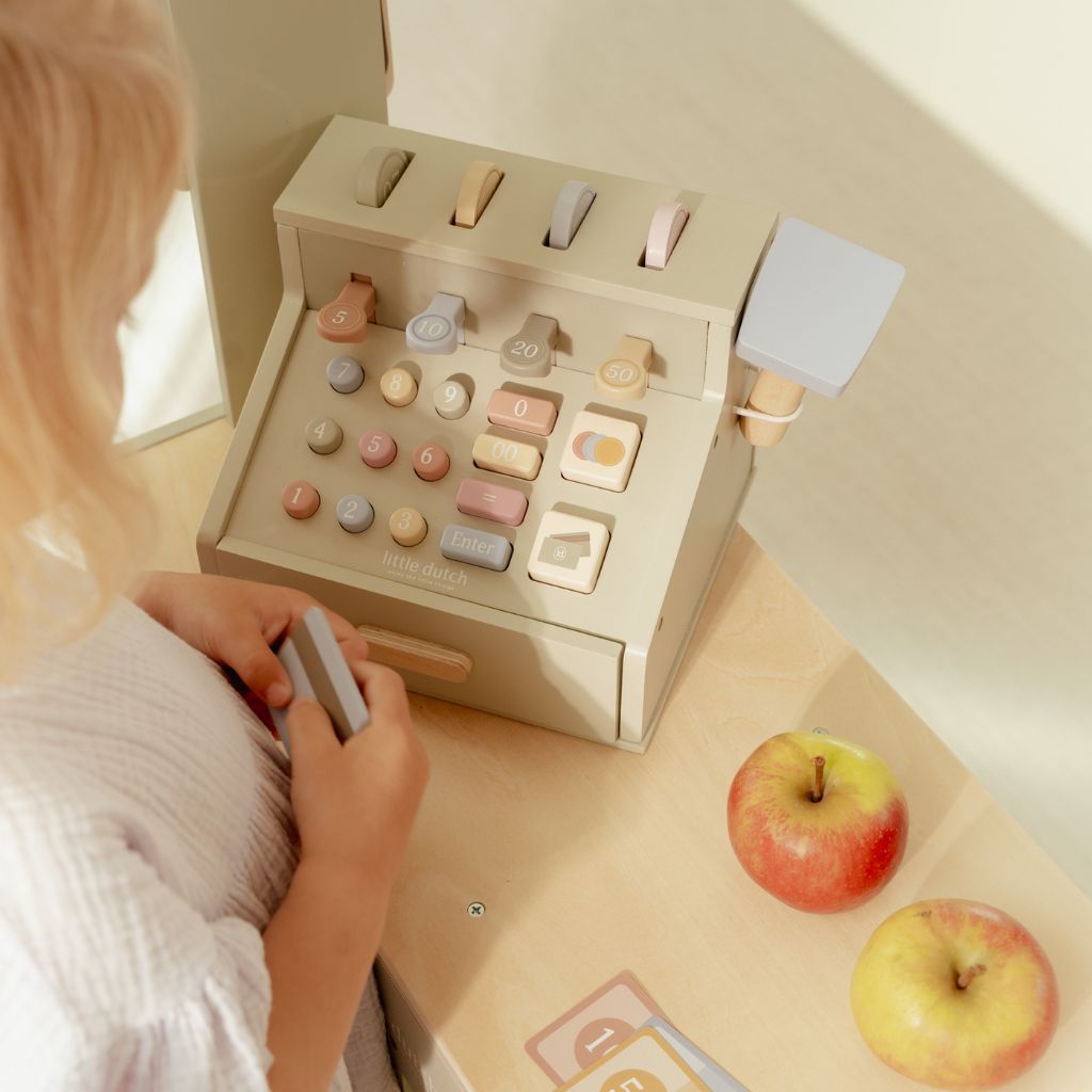Little Dutch Houten Kassa met scanner