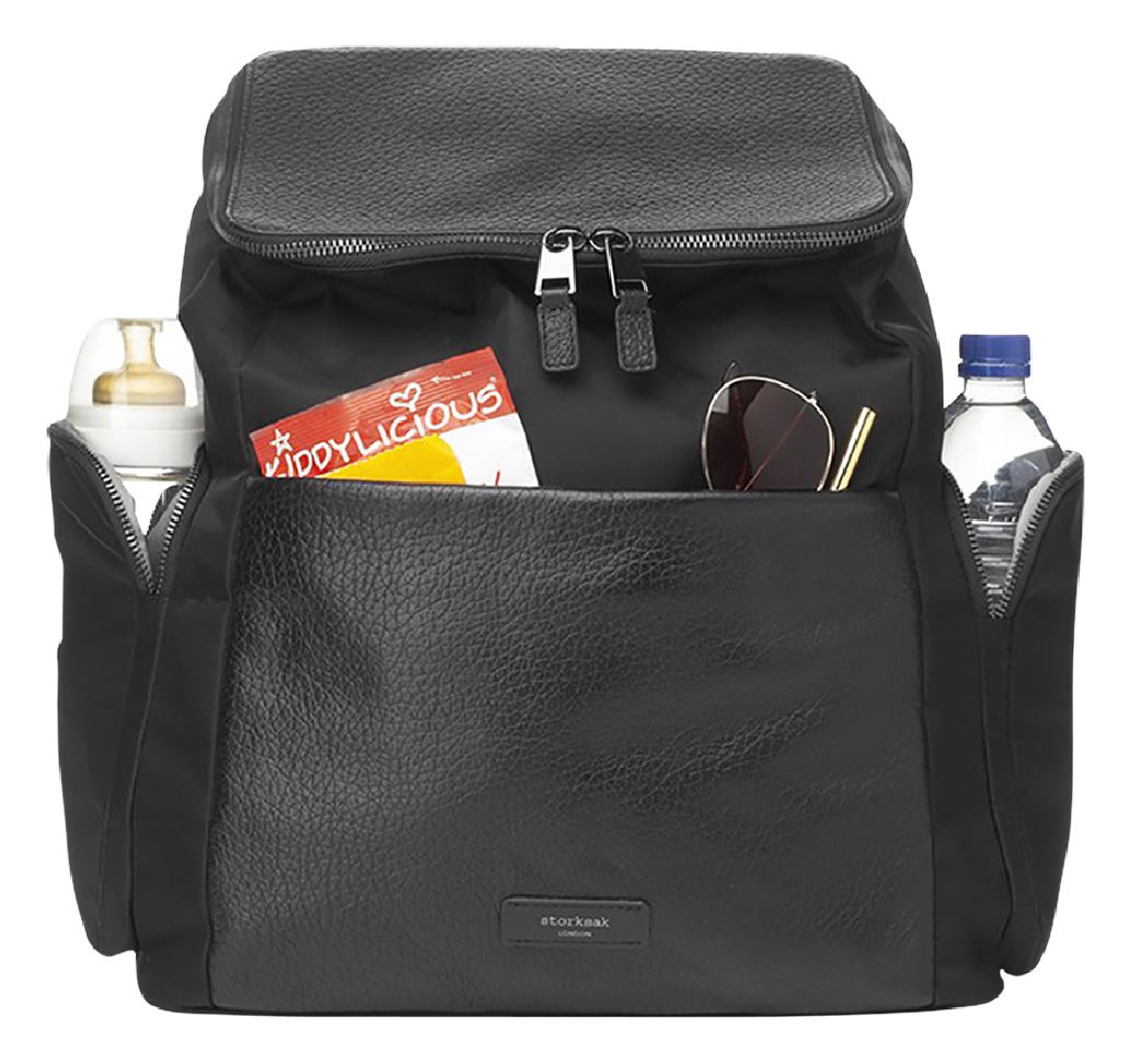 Storksak Sac à langer Alyssa Black Metal