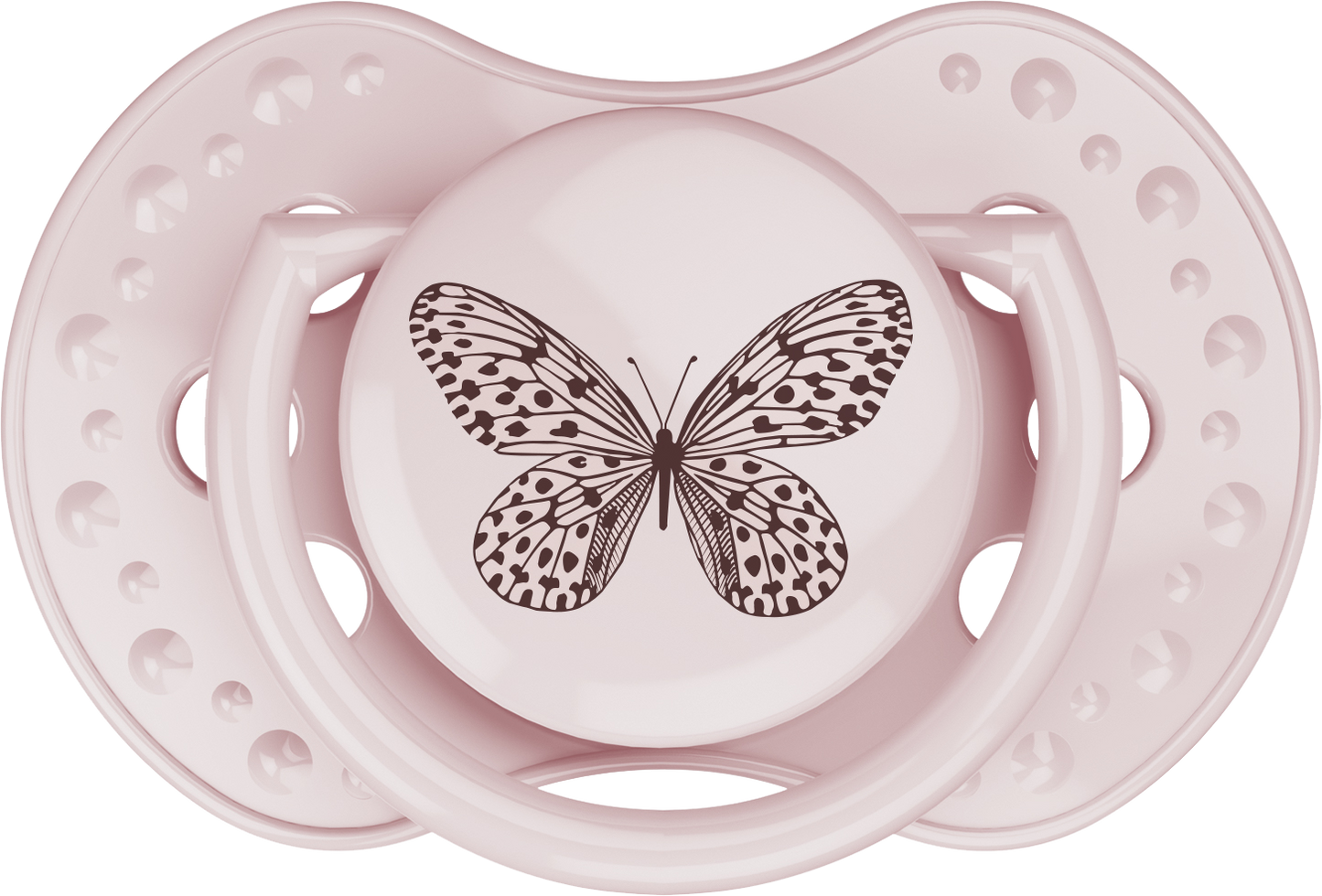 Difrax Sucette + 0 mois LOVI Dynamic Botanic Purple/Pink - 2 pièces