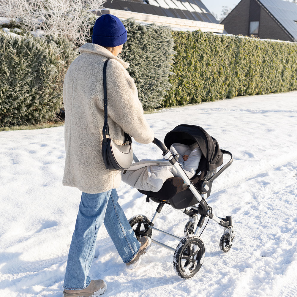 Bemini Wikkelcape Biside universeel Winter grijs