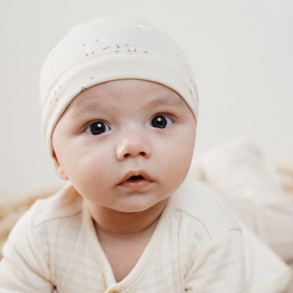 Little Dutch Bonnet Little Goose Beige unisexe