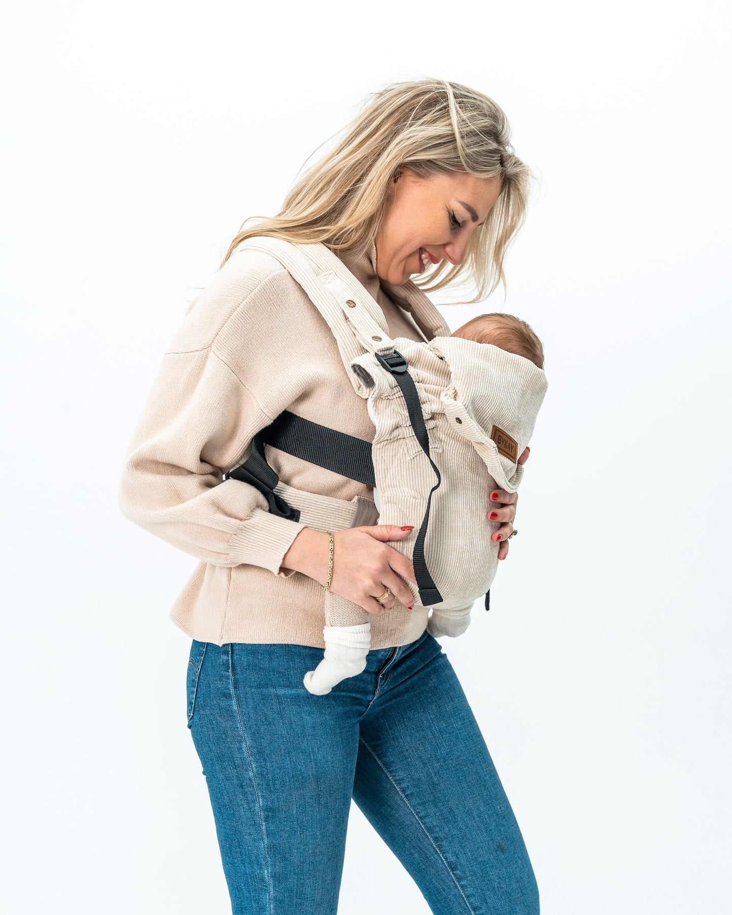 ByKay Porte-bébé combiné Click Carrier Deluxe Pro Almond Sand