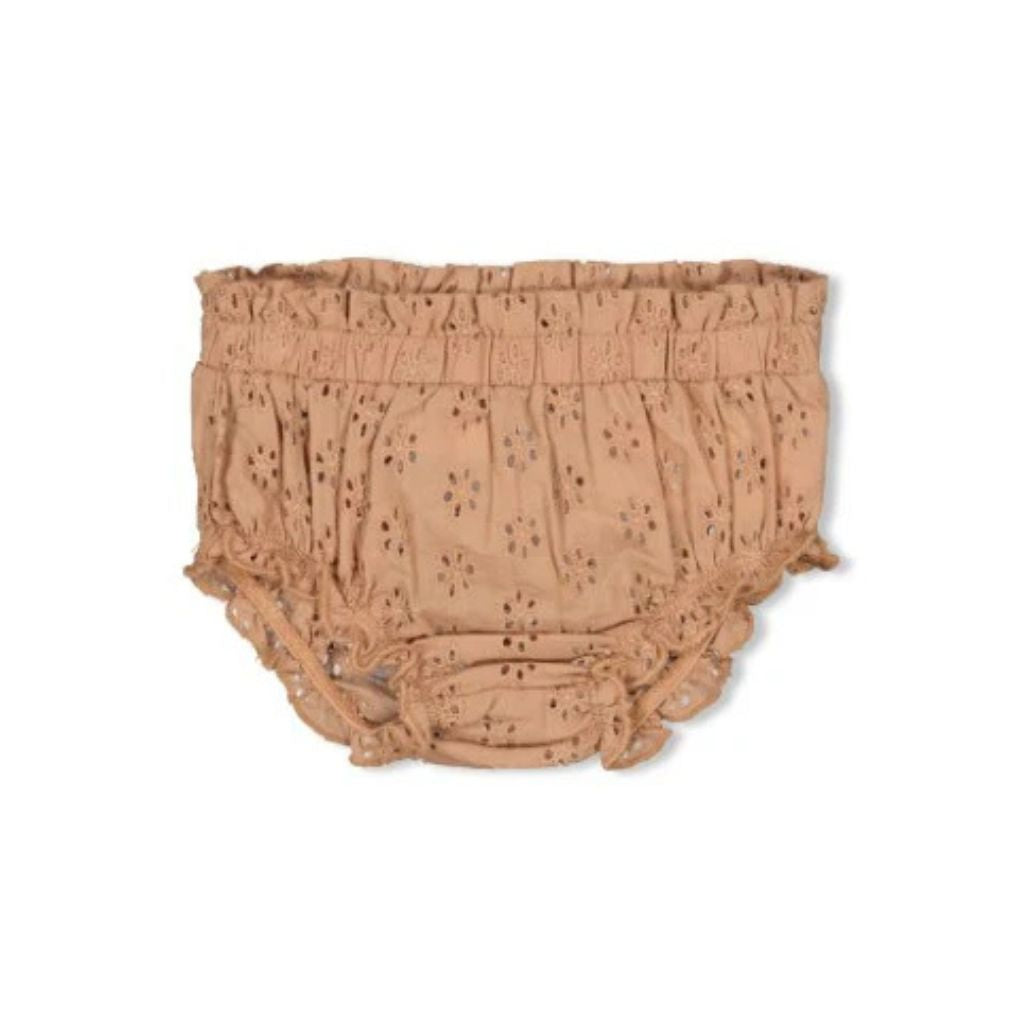 Feetje Jurk + slip broderie Summer Woven m 68 Brown Meisjes