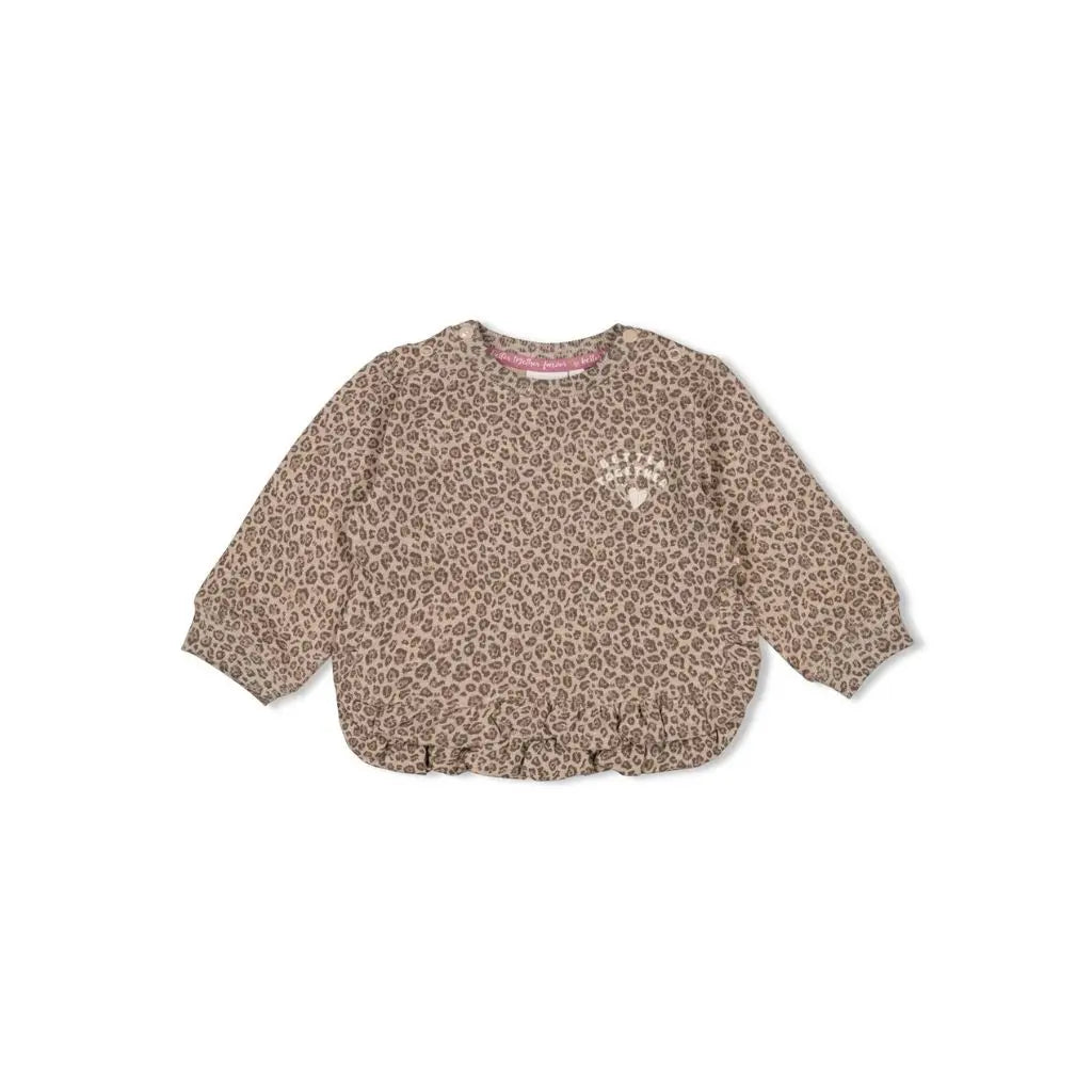 Feetje Sweater Better Together Taupe melange