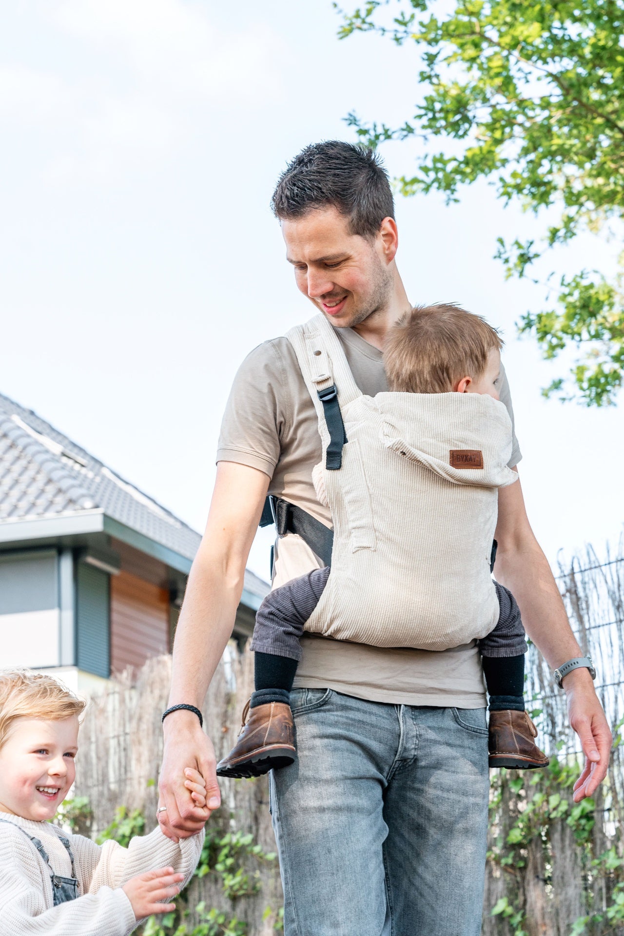 ByKay Porte-bébé combiné Click Carrier Deluxe Pro Almond Sand