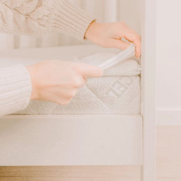 ABZ Hoeslaken voor bed Airgosafe wit B 70 x L 140/150 cm