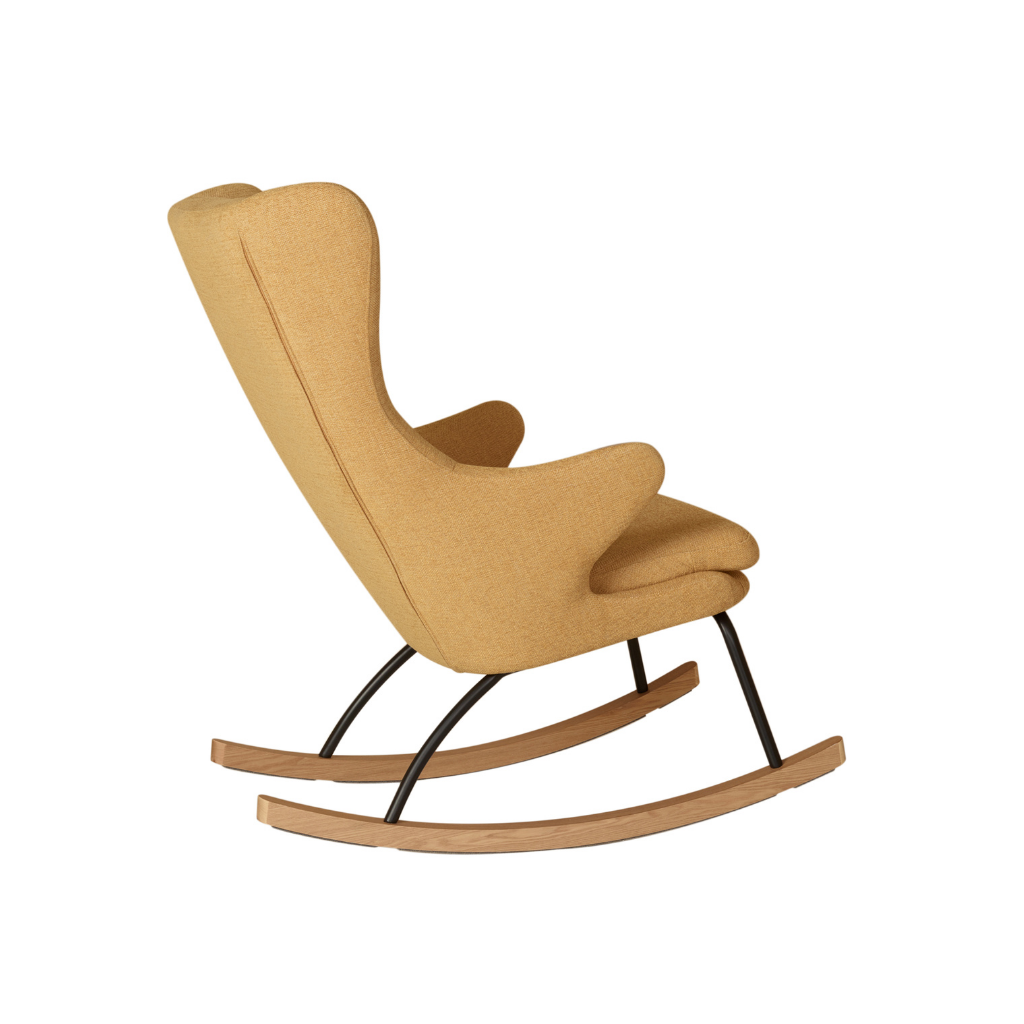 Quax Chaise à bascule Rocking Chair De Luxe Adult Saffran
