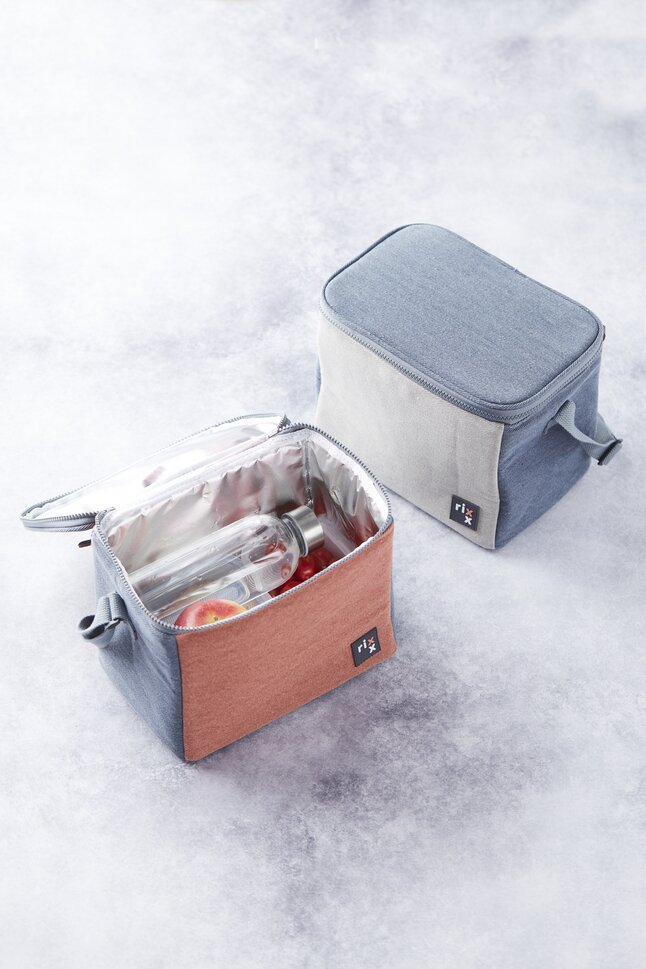 Rixx Isoleertas met draagriem blauw/oranje