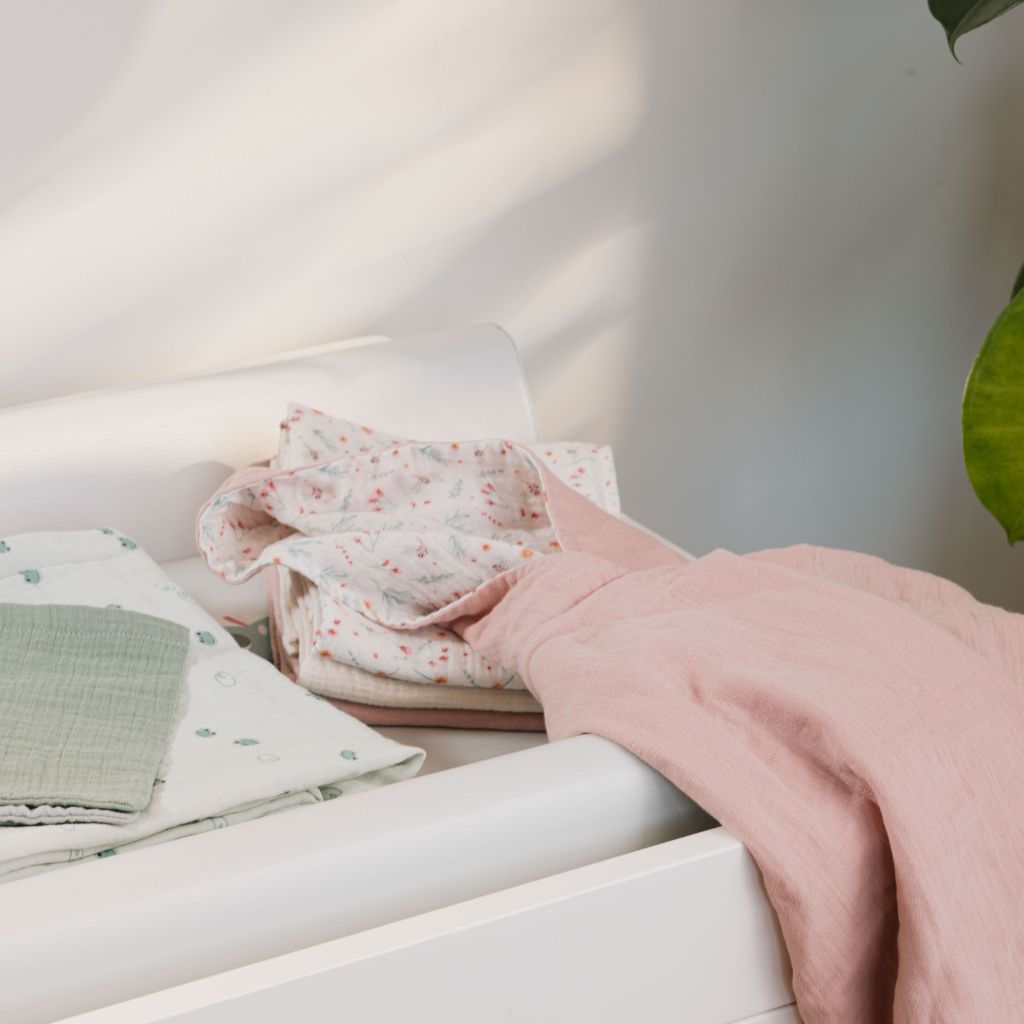 Dreambee Poncho Oscar reversible flowers