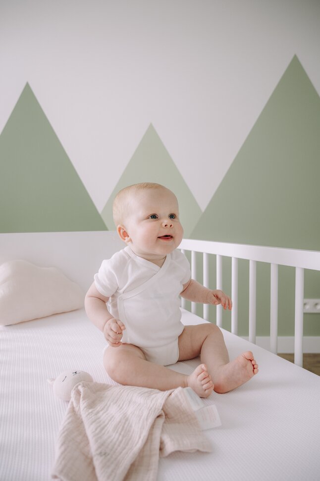 ZZZOO Hoeslaken voor bed Airgosafe wit B 60 x L 120 cm