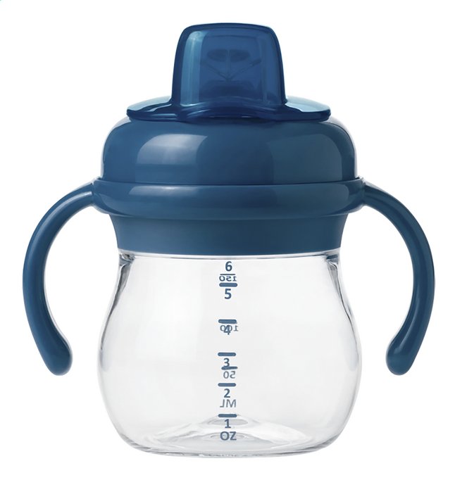 OXO Tot Gobelet d'apprentissage à bec souple 150 ml bleu marine