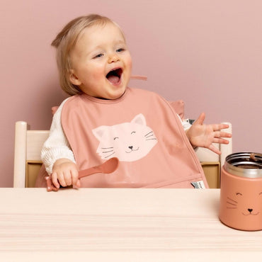 Trixie Bavoir Animals Mrs Cat rose - 2 pièces