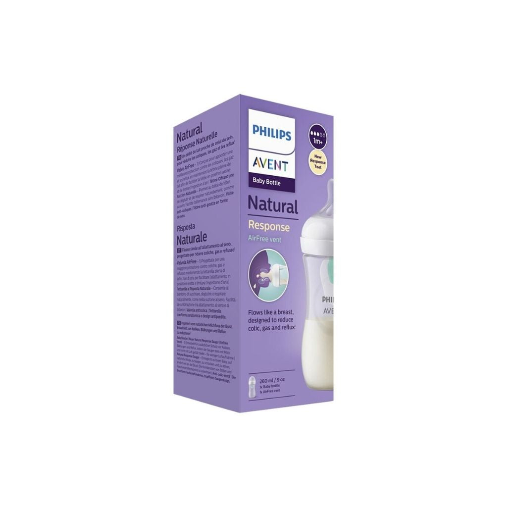 Philips AVENT Zuigfles Natural Response AirFree transparant 260 ml